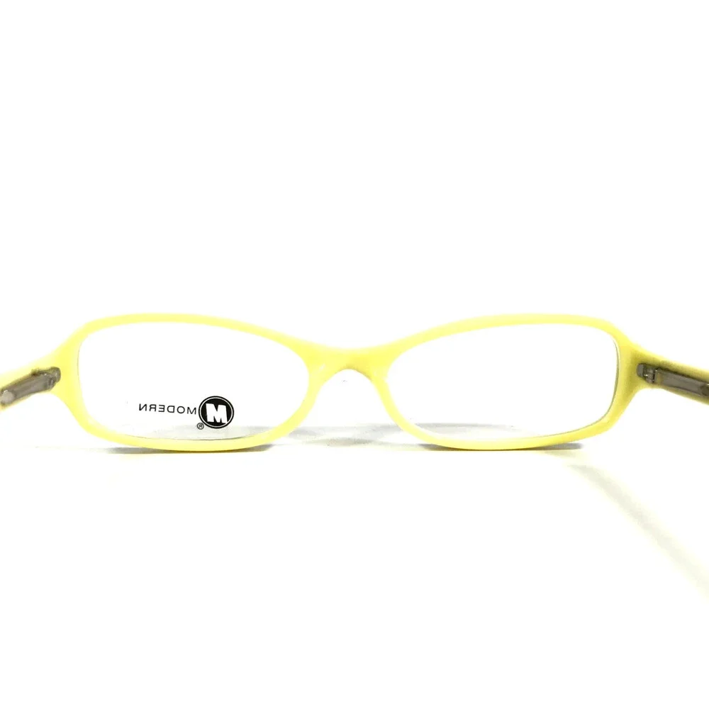 Modern Petite Eyeglasses Frames WOW BLACK/LIME Oval Black Neon Green 51-16-140